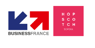 Logos de Business France et de Hopscotch Sopexa