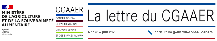 Bandeau de la lettre n° 176 du CGAAER juin 2023