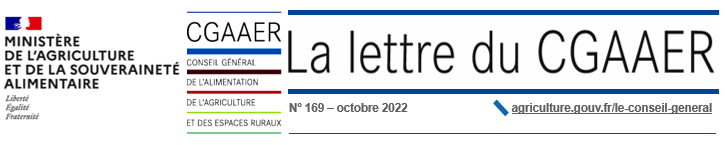 Bandeau de la lettre du CGAAER du mois d'octobre 2022