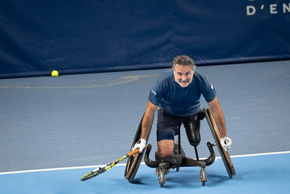 Stéphane Houdet, vétérinaire de formation et champion de tennis fauteuil.