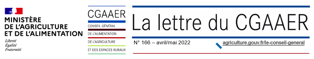 Bandeau de la lettre du CGAAER d'avril mai 2022