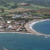 Le bourg de Sainte Marie, en Martinique