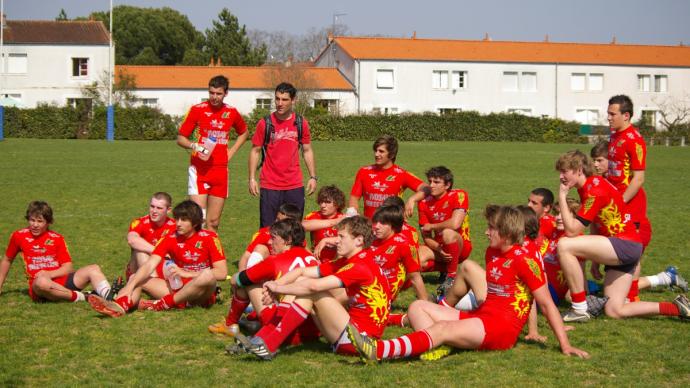 Equipe de rugby du lycée agricole de Beaulieu 2011-2012