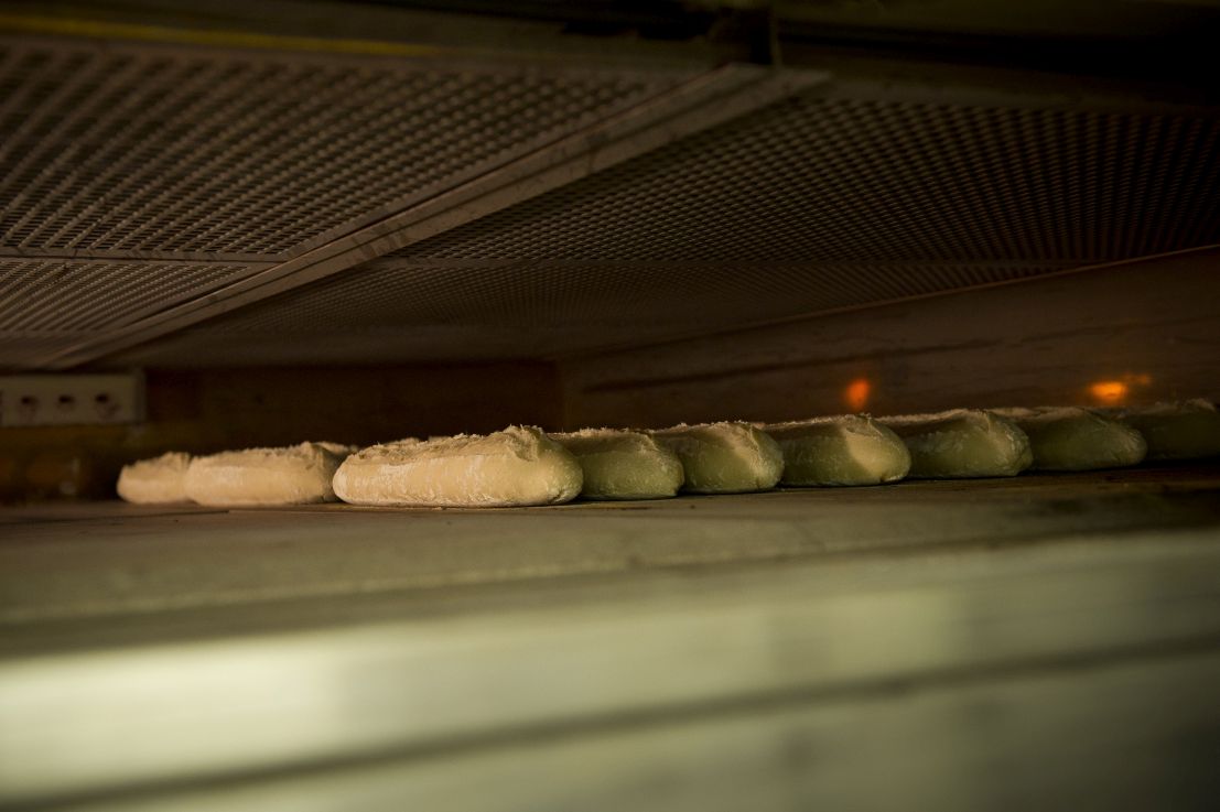 baguettes de pain dans le four