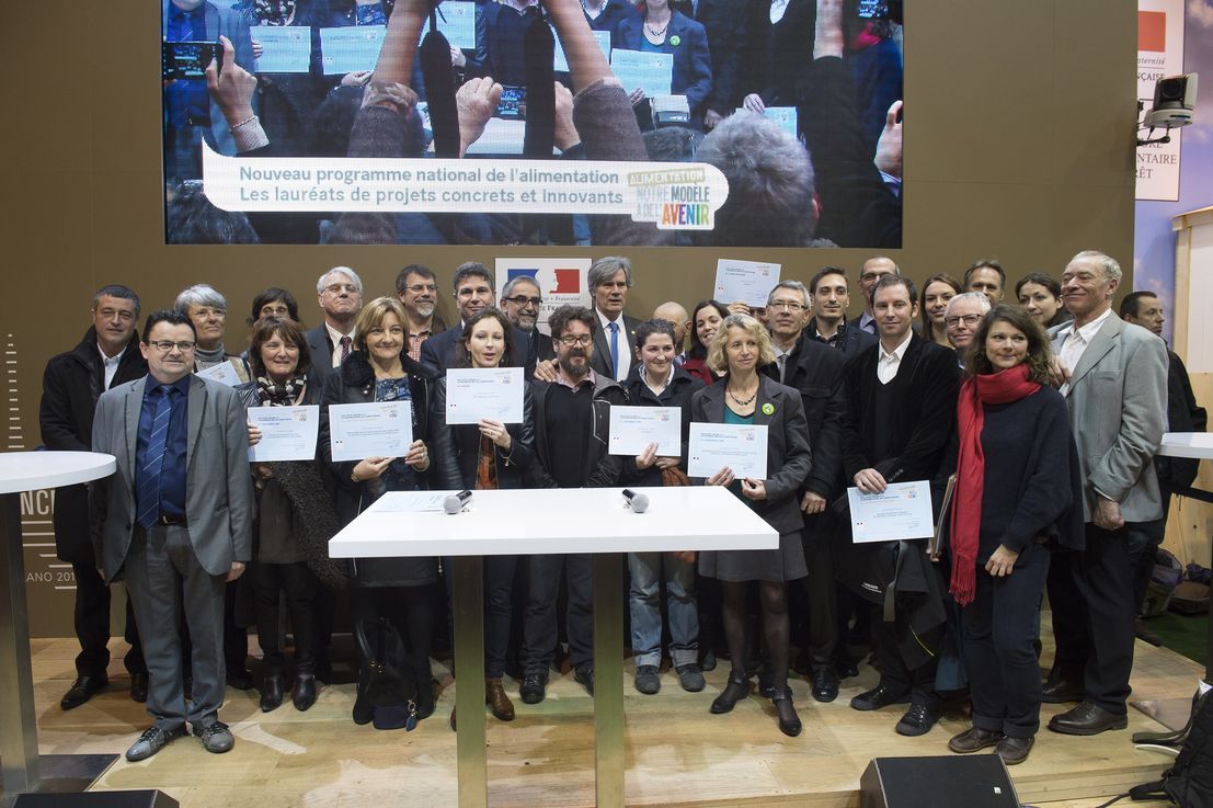 SIA 2015. Présentation par Stéphane Le Foll des lauréats de l'appel à projets initié le 7 octobre 2014 dans le cadre du PNA SIA 2015. Présentation par Stéphane Le Foll des lauréats de l'appel à projets initié le 7 octobre 2014 dans le cadre du PNA