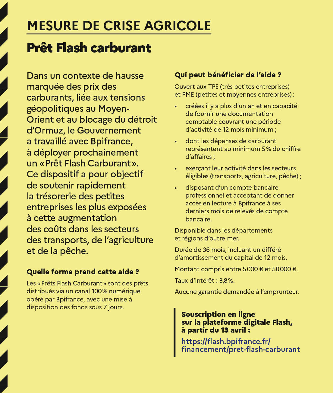 Prêt Flash carburant