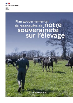 Couverture du Plan gouvernemental de reconquête de notre souveraineté sur l’élevage
