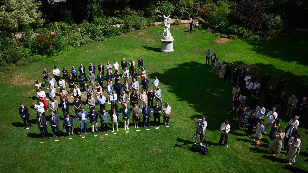 Cérémonie du 20 juillet 2026 au ministère de l'Agriculture pour distinguer 108 femmes et hommes dans l’Ordre du mérite agricole, voir crédit photo