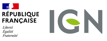 Logo de l'institut national de l'information géographique