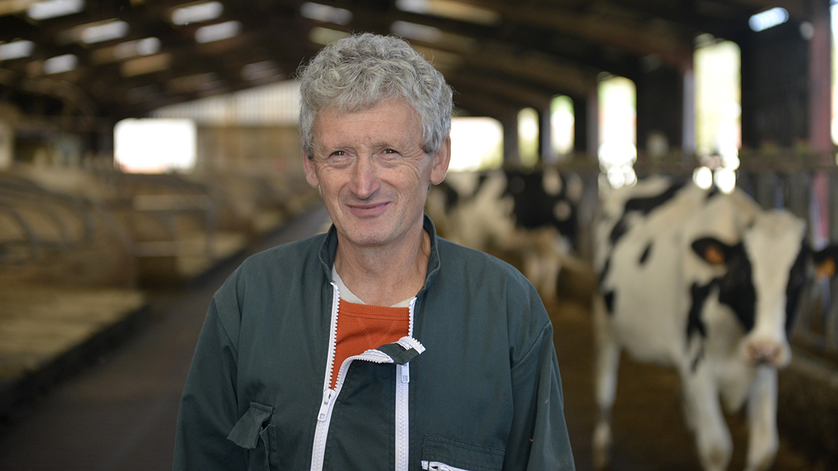 Jean-Pierre Barbier, éleveur de vaches laitières