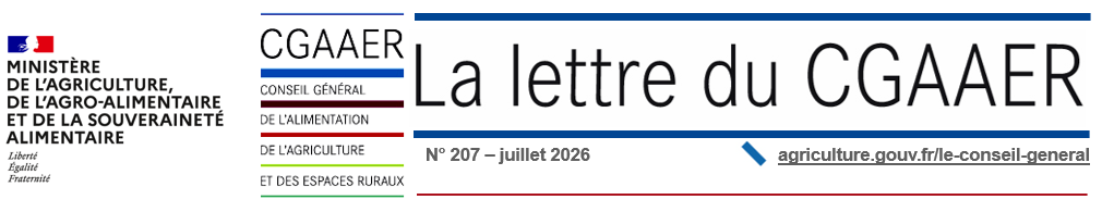 Bandeau Lettre CGAAER juillet 2026