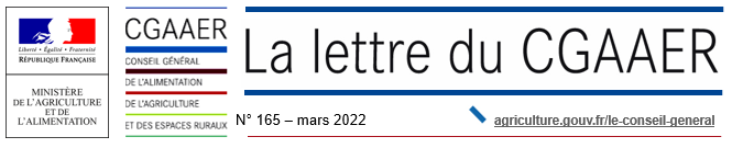 Bandeau de la lettre du CGAAER du mois de mars 2022