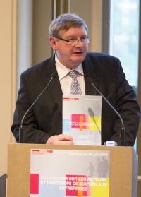 Joseph Zorgniotti, Président du conseil supérieur de l'Ordre des experts-comptables, lors de la conférence du mardi 26 juin © Ordre des Experts-Comptables
