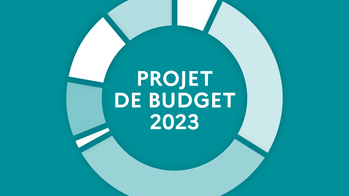 Couverture du dossier de presse présentant le projet de budget pour 2023 du ministère de l'Agriculture et de la Souverainenté alimentaire