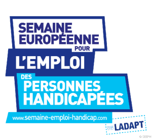 Logo de la semaine européenne pour l'emploi des personnes handicapées
