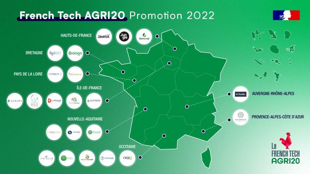 French Tech Agri20 : 22 start-up lauréates de la première édition