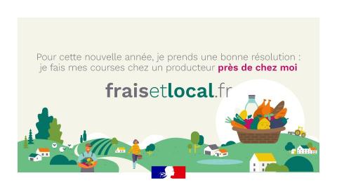 visuel de la plateforme frais et local