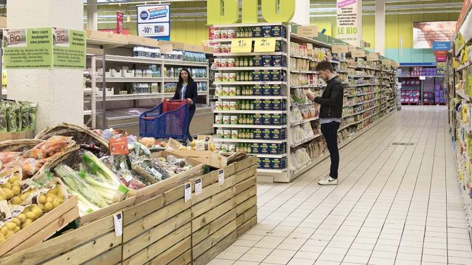 Rayon de supermarché