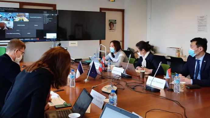 Rencontre par visio entre les ministères de l'agriculture de la France et de la Mongolie