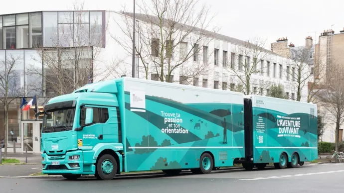 Camion de « L’Aventure du vivant »