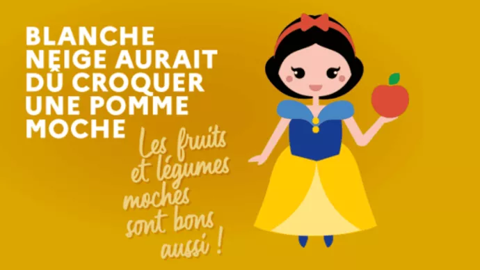 Blanche Neige aurait dû croquer une pomme moche. Les fruits et légumes moches sont bons aussi !