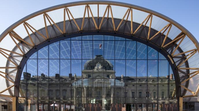 Le Grand Palais éphémère, à l'occasion des Jeux de Paris 2024.