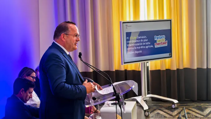 Olivier Damaisin, coordinateur national interministériel du Plan de prévention du mal-être en agriculture