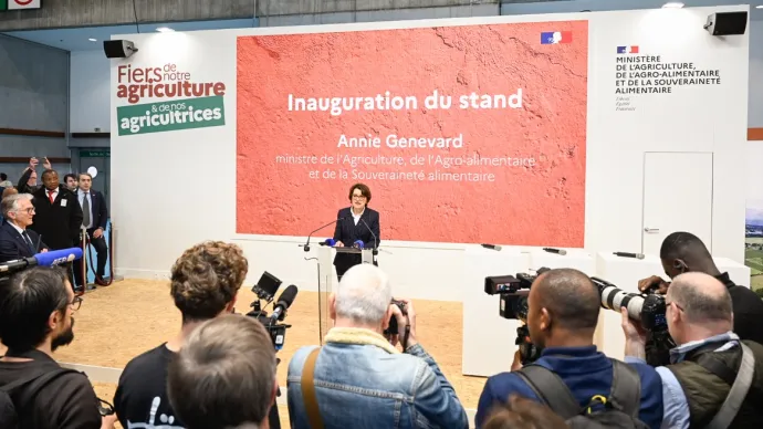 Discours inaugural d’Annie Genevard au Salon international de l’agriculture, voir crédit photo