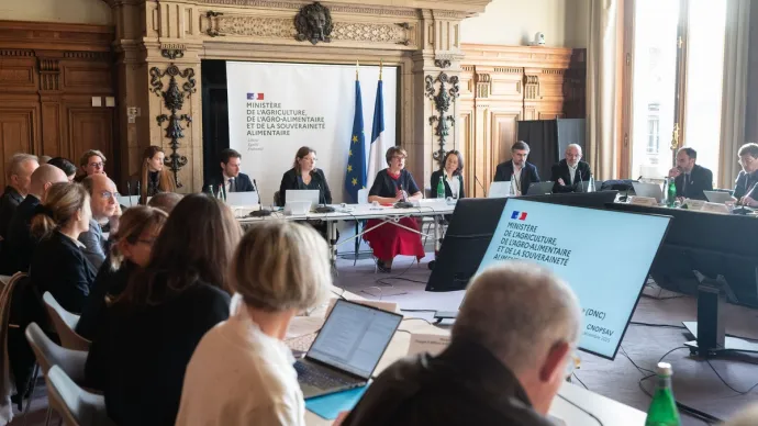 CNOPSAV du 9 décembre 2025 présidé par Annie Genevard, voir crédit photo