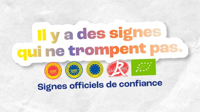 Il y a des signes qui ne trompent pas. signes officiels de confiance.