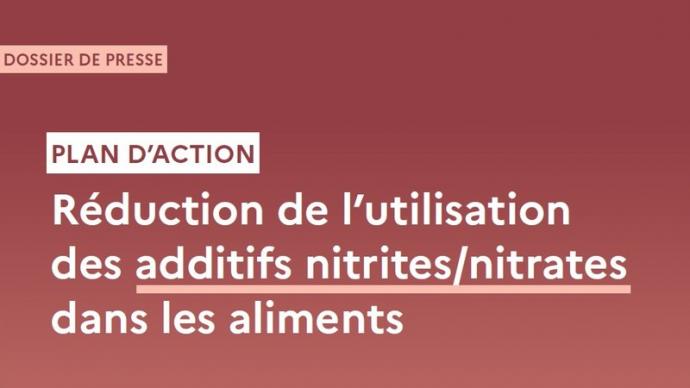 Vignette dossier de presse Plan d'action nitrites/nitrates