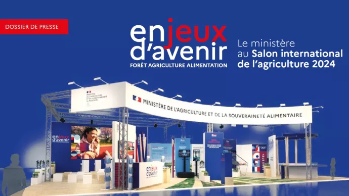 Vignette dossier de presse enjeux d'avenir foret agriculture alimentation le ministère au salon international de l'agriculture 2024