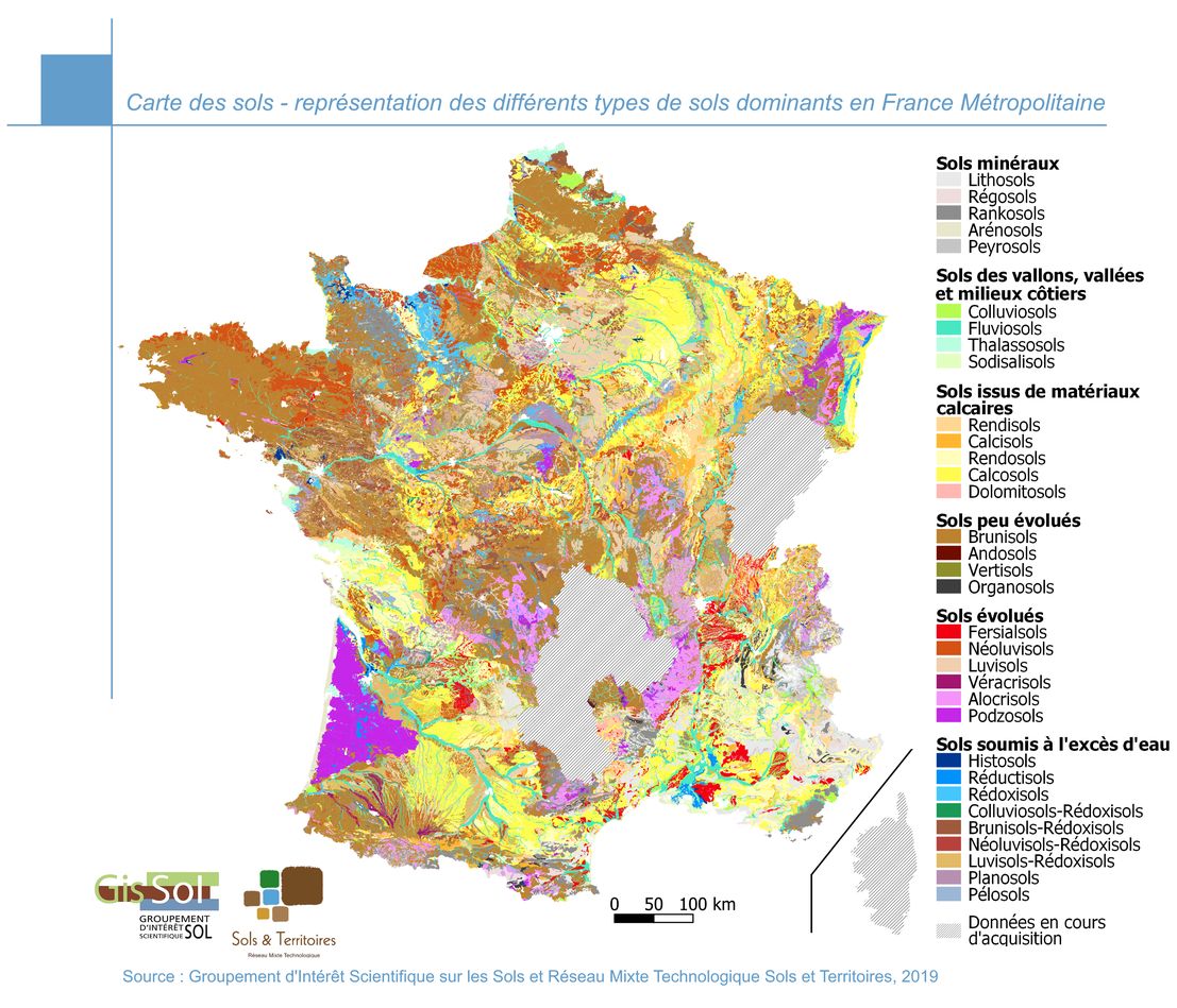 Une Nouvelle Carte Des Sols Accessible A Tous Sur Le Geoportail De L Ign Ministere De L Agriculture Et De L Alimentation